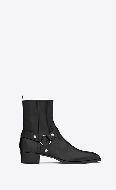 harness boot ysl|yves saint laurent boots sale.